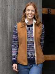 Lakeland Leather Grange Classic Sheepskin Gilet - Image 1 of 6