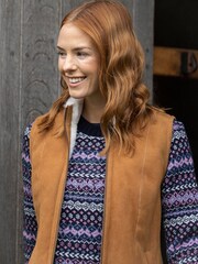 Lakeland Leather Grange Classic Sheepskin Gilet - Image 3 of 6
