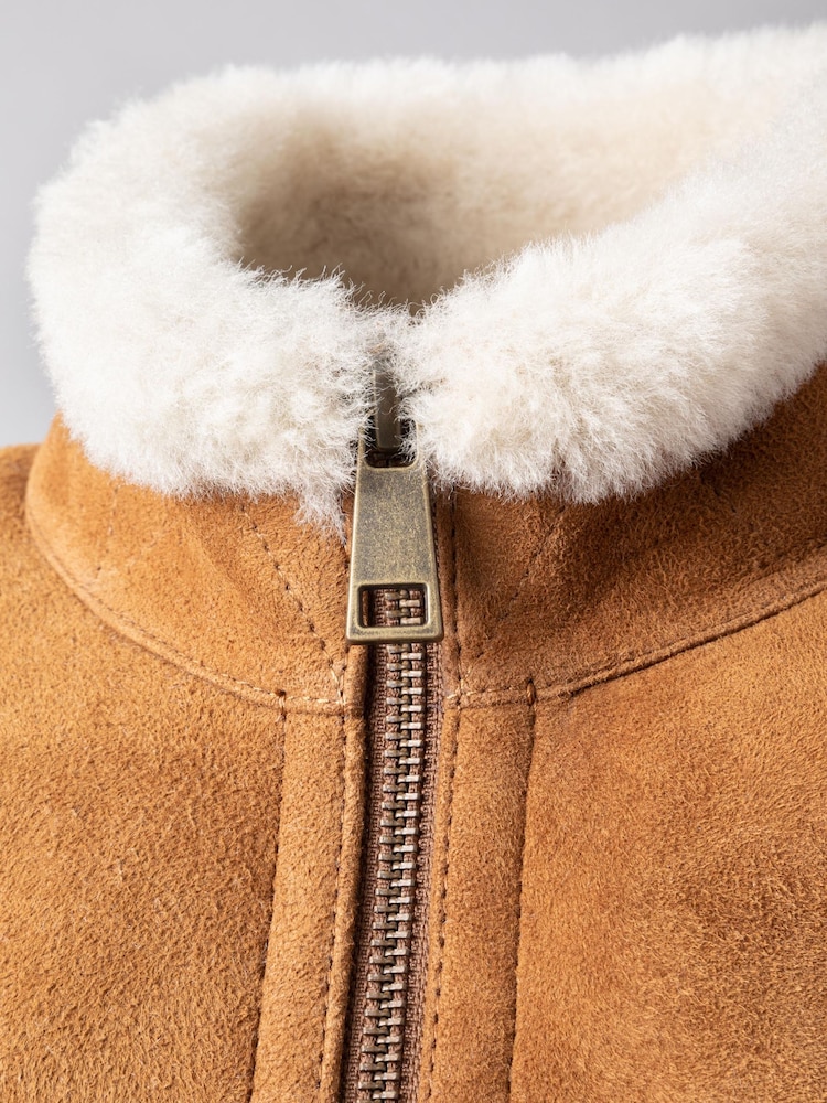 Lakeland Leather Grange Classic Sheepskin Gilet - Image 6 of 6