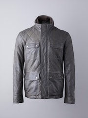 Lakeland Leather Brown Rusland Leather Jacket - Image 3 of 6