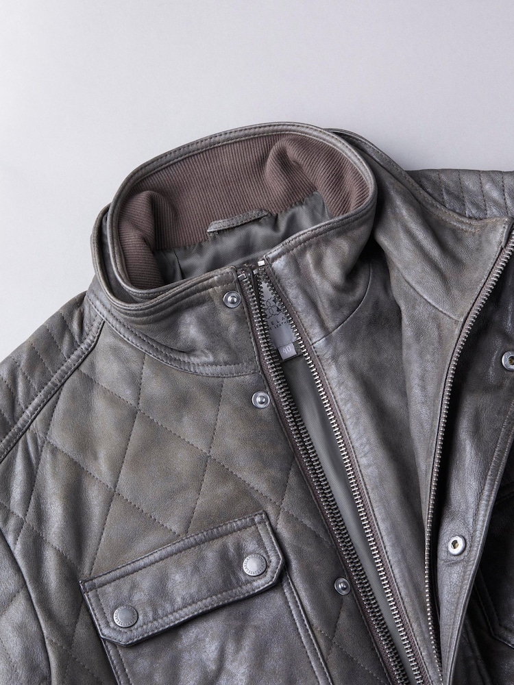 Lakeland Leather Brown Rusland Leather Jacket - Image 6 of 6