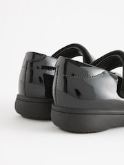 Black Patent Wide Fit (G) School Junior Butterfly Mary Jane Shoes - Image 6 of 8