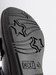 Matt Black Wide Fit (G) School Junior Butterfly Mary Jane Shoes - Image 7 of 7
