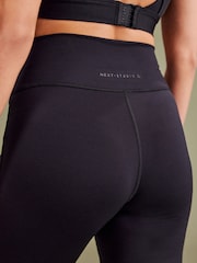 Black Supersoft Dry Tech Flared Yoga Sports Leggings - Image 5 of 8