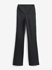Black Supersoft Dry Tech Flared Yoga Sports Leggings - Image 7 of 8