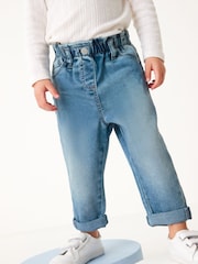 Denim Mid Wash Mom Jeans (3mths-7yrs) - Image 1 of 8