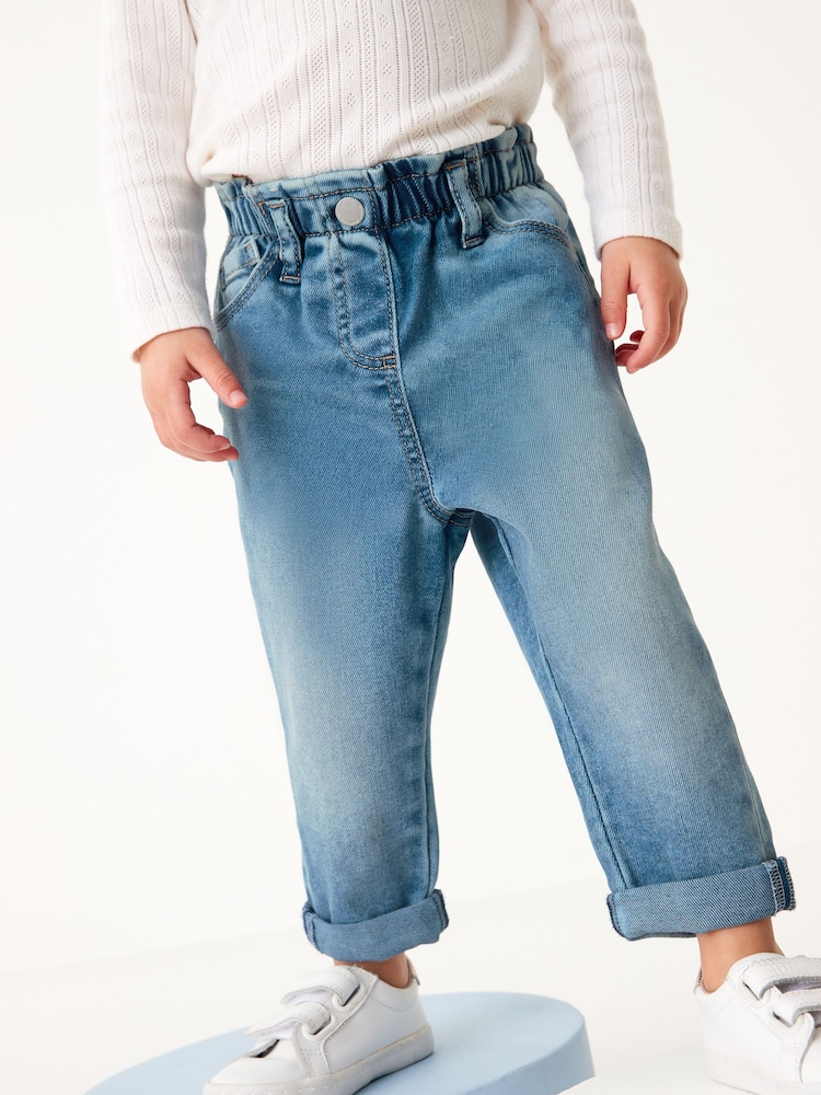 Denim, mittlere Waschung - Mom Jeans (3Monate–7Jahre) - Bild 1 von 8 Denim, mittlere Waschung - Mom Jeans (3Monate–7Jahre) - Bild 1 von 8