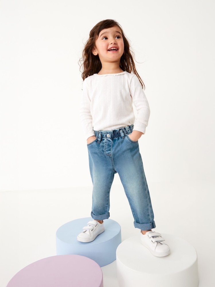 Denim, mittlere Waschung - Mom Jeans (3Monate–7Jahre) - Bild 2 von 8 Denim, mittlere Waschung - Mom Jeans (3Monate–7Jahre) - Bild 2 von 8