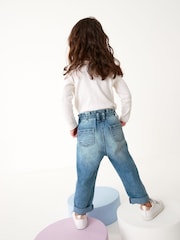 Denim Mid Wash Mom Jeans (3mths-7yrs) - Image 3 of 8