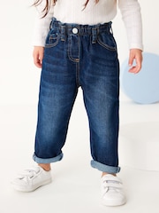 Denim Dark Wash Mom Jeans (3mths-7yrs) - Image 1 of 8