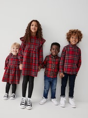 Red Long Sleeve Check Shirt (3mths-7yrs) - Image 2 of 8