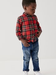 Red Long Sleeve Check Shirt (3mths-7yrs) - Image 4 of 8