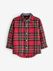 Red Long Sleeve Check Shirt (3mths-7yrs) - Image 6 of 8