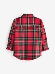 Red Long Sleeve Check Shirt (3mths-7yrs) - Image 7 of 8