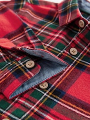 Red Long Sleeve Check Shirt (3mths-7yrs) - Image 8 of 8