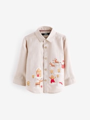 Brown Christmas Shirt (3mths-7yrs) - Image 5 of 7