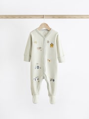 Mintgrün - Baby-Schlafanzüge aus 100 % im 3er-Pack (0 M.–2 J.) - Bild 10 von 12