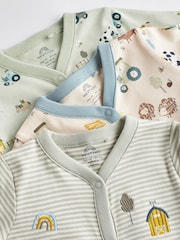 Mintgrün - Baby-Schlafanzüge aus 100 % im 3er-Pack (0 M.–2 J.) - Bild 5 von 12