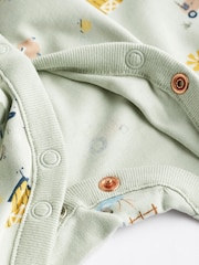 Mintgrün - Baby-Schlafanzüge aus 100 % im 3er-Pack (0 M.–2 J.) - Bild 6 von 12
