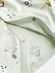 Mintgrün - Baby-Schlafanzüge aus 100 % im 3er-Pack (0 M.–2 J.) - Bild 7 von 12