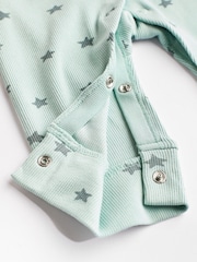 Neutral Baby Star Sleepsuits 4 Pack (0mths-3yrs) - Image 11 of 12
