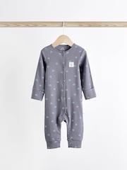 Neutral Baby Star Sleepsuits 4 Pack (0mths-3yrs) - Image 5 of 12