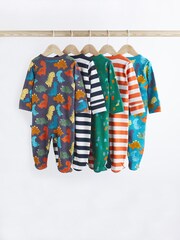 Bright Baby Cotton Sleepsuits 5 Pack (0mths-2yrs) - Image 2 of 8