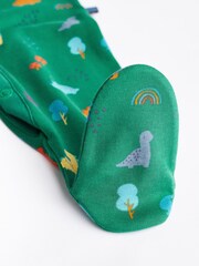 Bright Baby Cotton Sleepsuits 5 Pack (0mths-2yrs) - Image 5 of 8