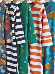 Bright Baby Cotton Sleepsuits 5 Pack (0mths-2yrs) - Image 8 of 8