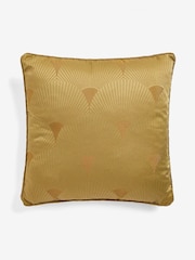 Swoon Gold Charleston Feather Filled Cushion - Image 1 of 5