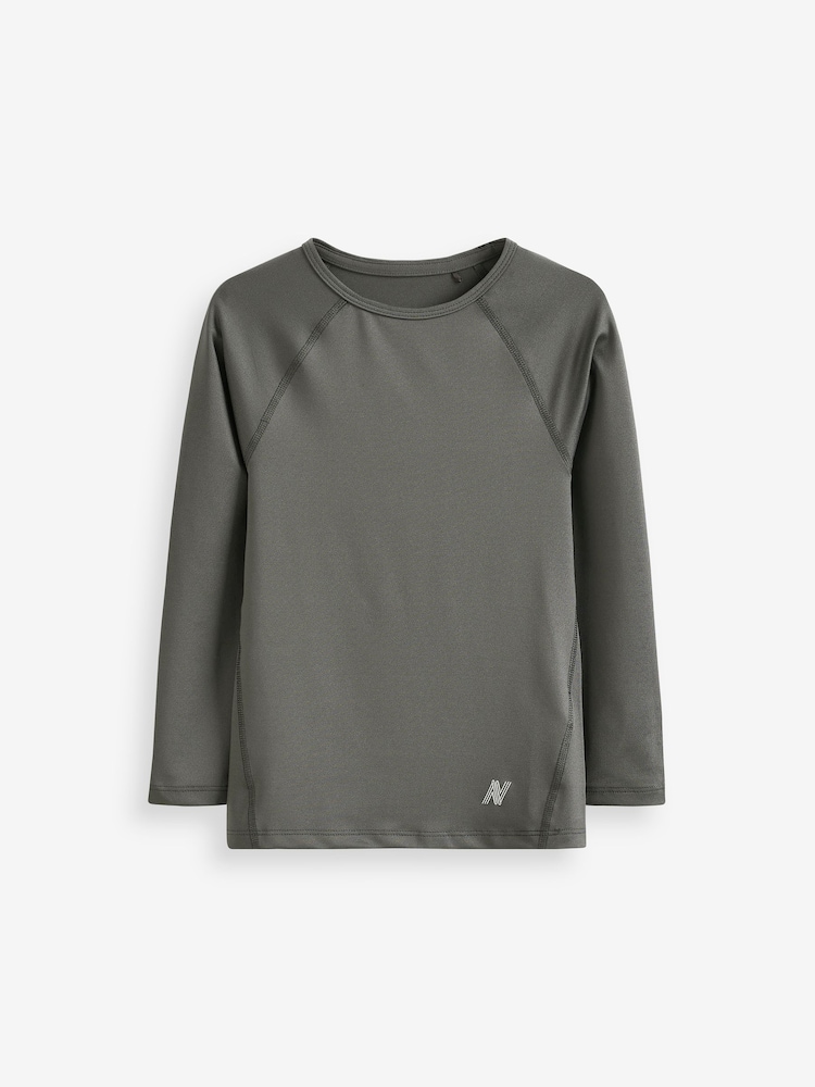 Grey Long Sleeve Base Layer (3-16yrs) - Image 1 of 3