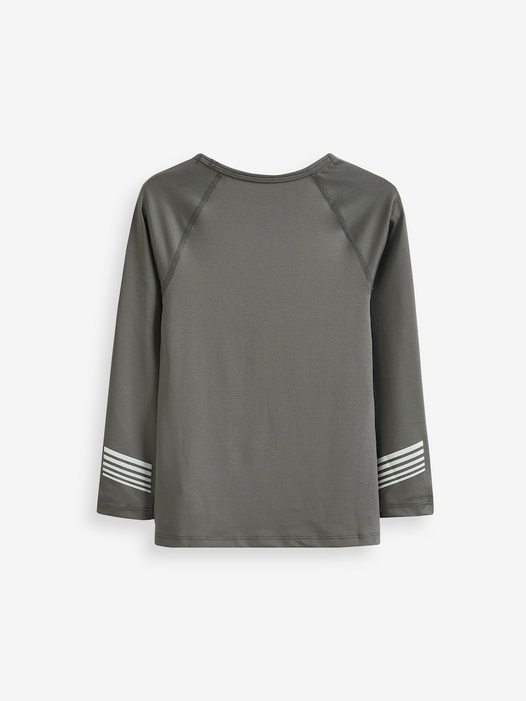 Grey Long Sleeve Base Layer (3-16yrs) - Image 2 of 3