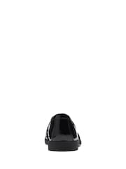 Clarks Black Multi Fit Patent Scala Loafer Shoes - Image 6 of 7