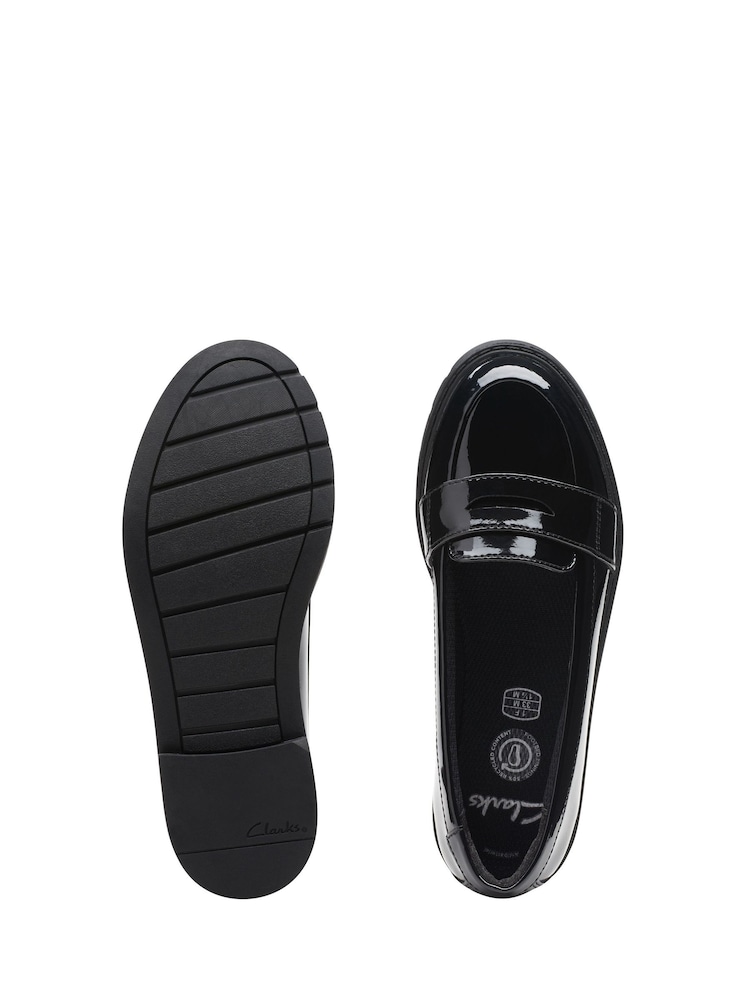 Clarks Multi Fit Patent Scala Loafer School Shoes - Bild 7 von 7 Clarks Multi Fit Patent Scala Loafer School Shoes - Bild 7 von 7