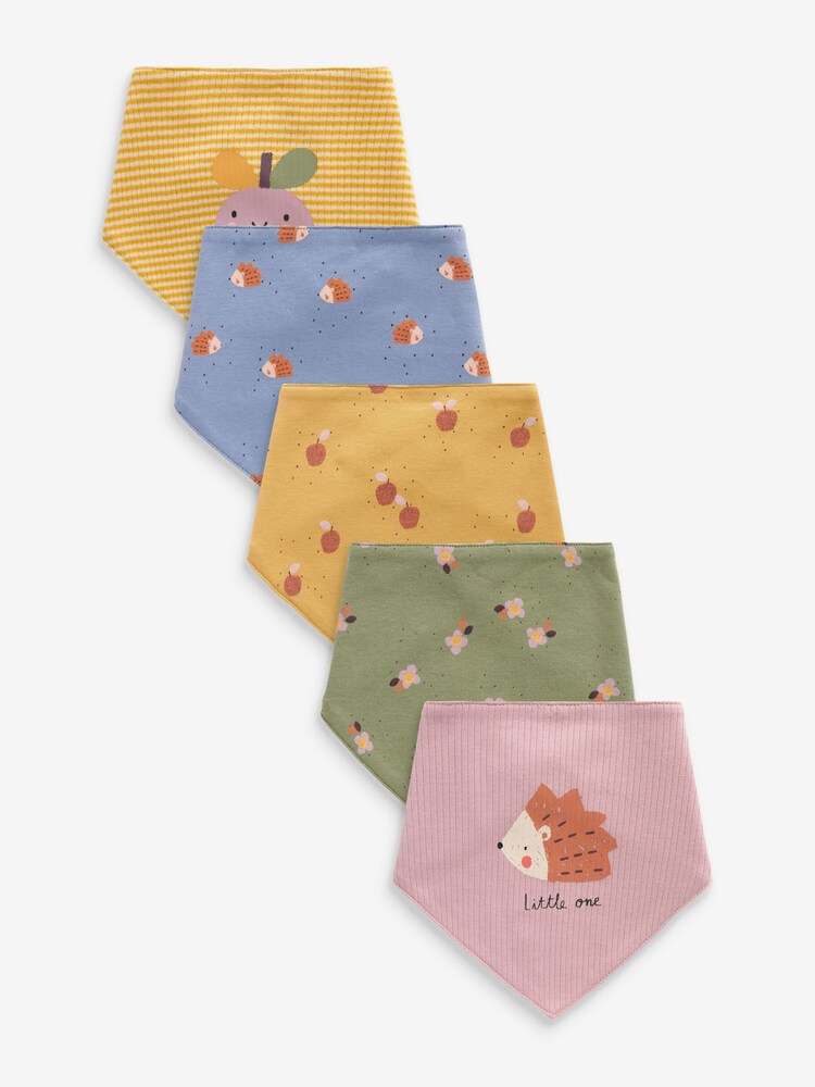 Character Dribble Bibs 5 Pack - Image 1 of 1 Character Dribble Bibs 5 Pack - Image 1 of 1