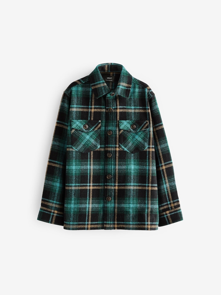 Blue Check Overshirt (3-16yrs) - Image 1 of 3