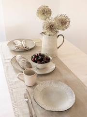 Dutch Rose Cream Oval Dish 40x28cm - Image 1 of 3