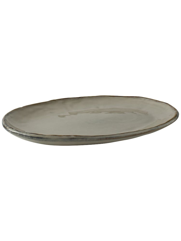 Dutch Rose Cream Oval Dish 40x28cm - Image 3 of 3