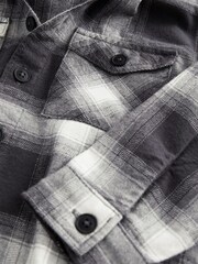 Monochrome Hooded Overshirt (3-16yrs) - Image 3 of 3