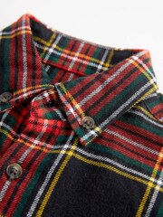 Black Long Sleeve Check Shirt (3-16yrs) - Image 3 of 4