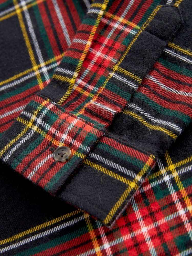 Black Long Sleeve Check Shirt (3-16yrs) - Image 4 of 4