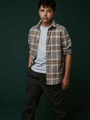 Grey Long Sleeve Check Shirt (3-16yrs) - Image 2 of 6