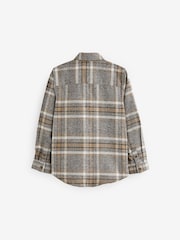 Grey Long Sleeve Check Shirt (3-16yrs) - Image 6 of 6