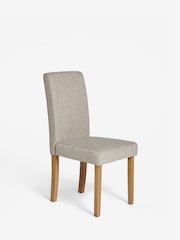 Set of 2 Tweedy Chenille Mid Natural Milford Dining Chairs - Image 4 of 8