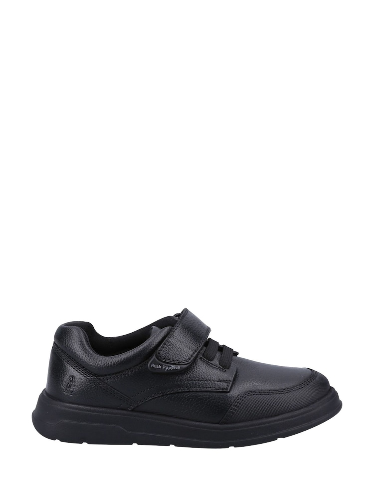 Hush Puppies Rowan Junior Black Shoes - Image 1 of 4