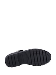 Schwarzes Leder - Hush Puppies Fiona Junior Schwarze Lackschuhe - Bild 4 von 4