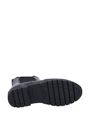 Charol negro - Botas Chelsea juveniles Laura de Hush Puppies - Imagen 4 de 4