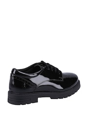 Hush Puppies Jayne Patent Senior Black School Shoes - Imagen 3 de 4