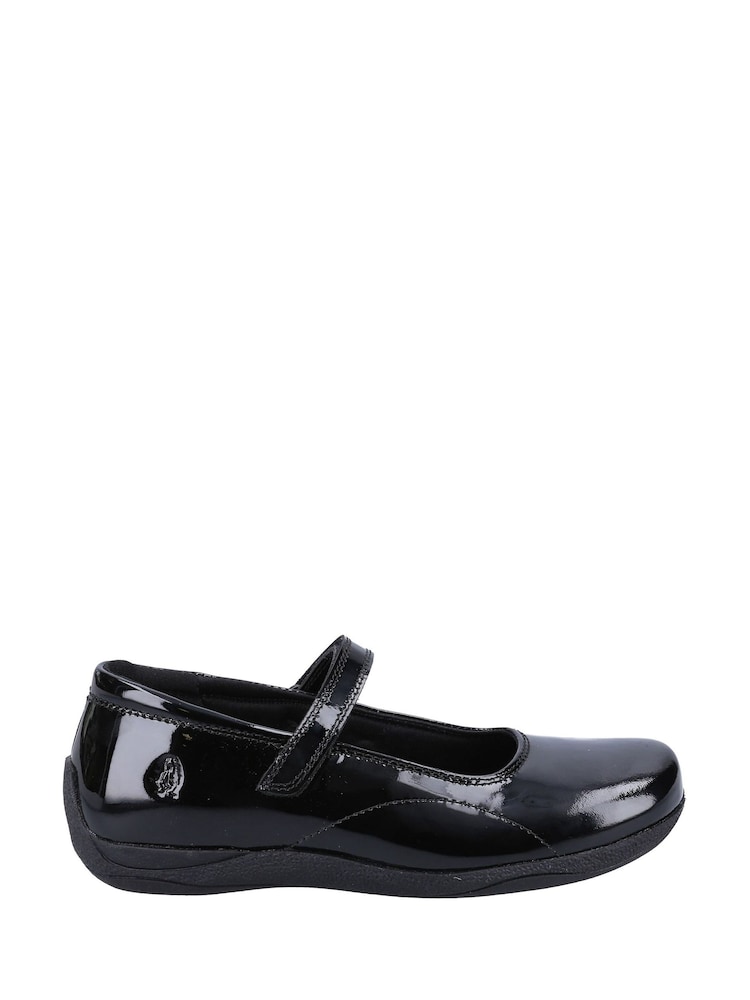 Hush Puppies Aria Junior Schuhe in Lackleder-Design, Schwarz - Bild 1 von 4 Hush Puppies Aria Junior Schuhe in Lackleder-Design, Schwarz - Bild 1 von 4