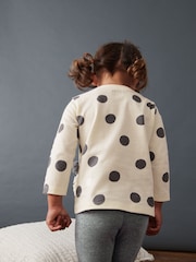 Black/White Panda Long Sleeve Bag T-Shirt (3mths-7yrs) - Image 3 of 6